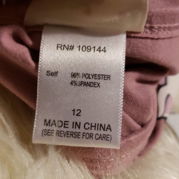 Jenna and Jessie Pink Unicorn "Stay Magical" Top - Picture 7 of 8